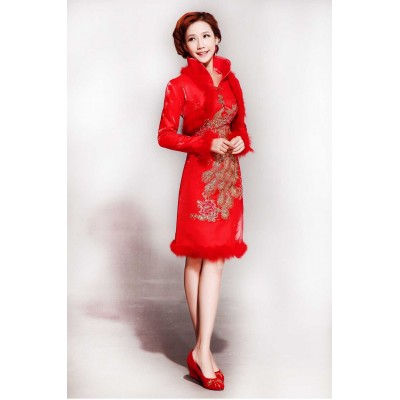 http://www.orientmoon.com/38003-thickbox/mandarin-collar-long-sleeve-knee-length-short-cheongsam-chinese-dress.jpg