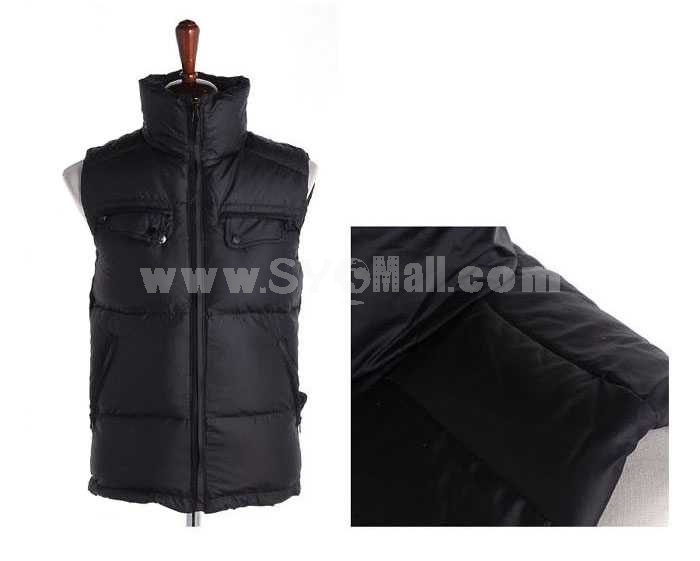 Trendy Leisure Stand-Collar Jacket/Vest (810-MY07)
