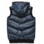 Fashionable Extra-Thick Hooded Cotton Vest (1403-YJ560)