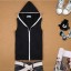 Trendy All-Match Fashionable Hooded Vest (1704-CY58)