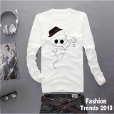 Wholesale - Fashionable Lovely Skull Pattern Round-Neck Long-Sleeved Knitwear (1504-DT96)