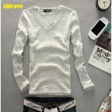 Wholesale - Hot-Selling Casual Thin Pure Color V-Neck Bottoming Knitwear (1612-MD11)