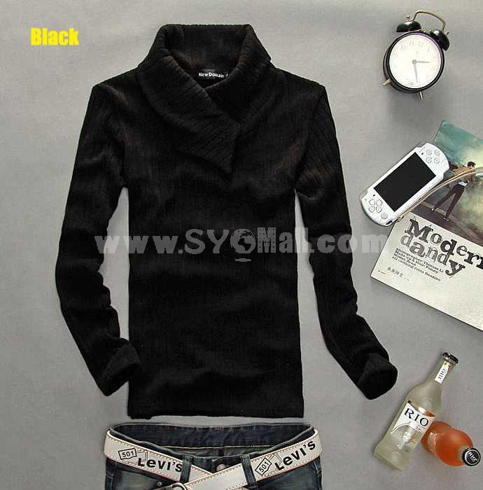 Thin Style Casual Slim V-Neck Bottoming Knitwear (1612-MD113)