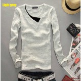 Wholesale - Hot-Selling Individualized Casual Slim V-Neck Bottoming Knitwear (1612-MD116)