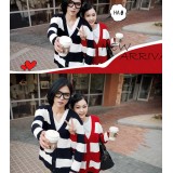 Wholesale - Fashionable Trendy Loose Type Stripes Cardigan for Both Boys and Girls (702-Y34) 