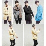 Wholesale - Fashionable Individual Pure Color Hip-Hop Style knitting Cardigan (1515-M518)