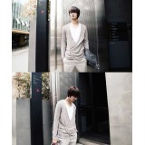 Wholesale - Fashionable Casual Pure Color Knitting Cardigan (1-303-Q02)