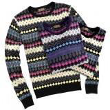 Wholesale - 100% Cotton Fashionable All-Match Colored Round-Neck Sweater (12-210A-F02)
