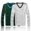 Simple Style Fashionable V-Neck Knitwear (11-1403-YJ231)