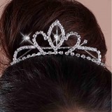 Wholesale - Shiny Crown Pattern Alloy Rhinestone Bridal Tiara 07