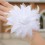 White Gorgeous Tulle/ Polyester Wedding Bridal Flower/ Corsage/ Headpiece 01