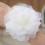 White Gorgeous Tulle/ Polyester Wedding Bridal Flower/ Corsage/ Headpiece 03