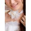 White Gorgeous Tulle/ Polyester Wedding Bridal Flower/ Corsage/ Headpiece 05