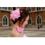 Pink Gorgeous Tulle/ Polyester Wedding Bridal Flower/ Corsage/ Headpiece 07