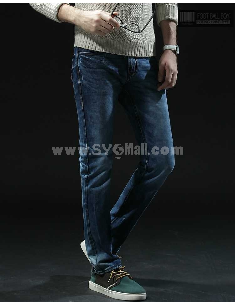 FBBOY Cotton Straight Denim Men Jeans Slim Causal Style F123
