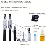 Wholesale - Ego Big Ce7 Clearomizer 6Ml Clearomizer 650Mah Dobule Electronic Cigarette Tobacco Flavor