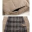 Fashionable Bicolor Lapel Casual Cotton-Padded Coat (501B-B145)