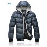 Wholesale - Men's Coat Hooded Extra Thick Cotton Padded Trendy Casual  (1403-YJ559)