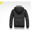 Men's Coat Hooded Extra Thick Cotton Padded Fashion (1616-Y229)