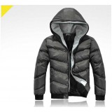 Wholesale - Gusskater Men's Coat Hooded Two piece Extra Thick Cotton Padded Fashion (1616-Y228)