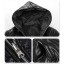 Men's Coat Cotton Padded with Gloves with Inside and Outside Facets (10-702-039)