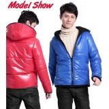 Wholesale - Men's Coat Cotton Padded Hooded Slim Fashion (12-210A-110)