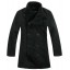 Men's Coat Wide Lapel Double-Breasted Medium Length Pure Color  (9-1414-F04)