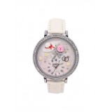 Wholesale - MINI Clay Quartze Round Dial Waterproof Watch Rhinestone Cartoon Creative PVC Band Watch mn1057