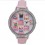 MINI Quartze Round Dial Waterproof Watch Rhinestone Cartoon Creative PVC Band Watch mn1060
