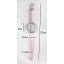 MINI Quartze Round Dial Waterproof Watch Rhinestone Cartoon Creative PVC Band Watch mn1061