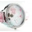 MINI Quartze Round Dial Waterproof Watch Rhinestone Cartoon Creative PVC Band Watch MNS905A