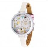 Wholesale - MINI Quartze Round Dial Waterproof Watch Cartoon Creative PVC Band Watch mn971