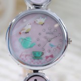 Wholesale - MINI Quartze Round Dial Waterproof Watch Cartoon Creative PVC Band Watch mn928