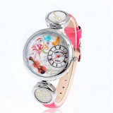 Wholesale - MINI Quartze Round Dial Waterproof Watch Cartoon Creative PVC Band Watch mn930