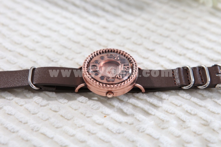 MINI Quartze Round Dial Waterproof Watch Cartoon Creative PVC Band Watch mn949C