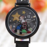 Wholesale - MINI Quartze Round Dial Waterproof Watch Cartoon Creative PVC Band Watch mn953