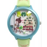 Wholesale - MINI Quartze Round Dial Waterproof Watch Cartoon Creative PVC Band Watch mna104