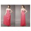 Cotton Straps Sleeveless Solid Color Palace Empire Floor-length Party Dress