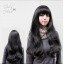 Women's Wig Perma-Long Full Bangs Fluffy Slightly Curled  Cosplay (YS8008)