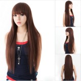 Wholesale - Women's Wig Long Straight Fluffy Round Face Prefered (YSZMF005)