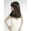 Women's Wig Medium Length Full Bangs Half Curly Rinka Style Fluffy 