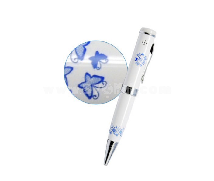 SHINCO RV-06 Blue and white porcelain
 Recorder Pen with Viewing Screen 