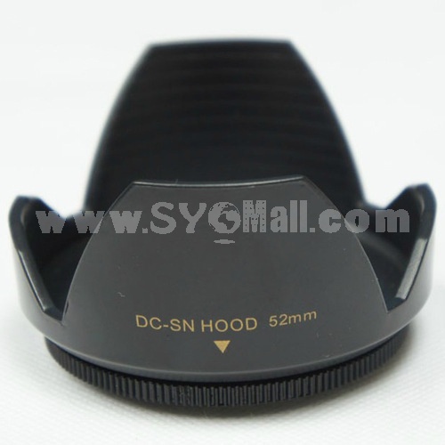 Flower Petal Lens Hood for Nikon 52 MM D60 D3000 D5000 D3100 (18-55)