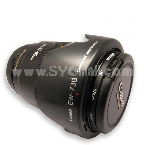 Flower Petal Lens Hood forCannon EF-17-85/Fuji S205 (EW-73B)  