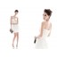 Mini Strapless Satin Soild Color Off-the-shoulder Party Dress