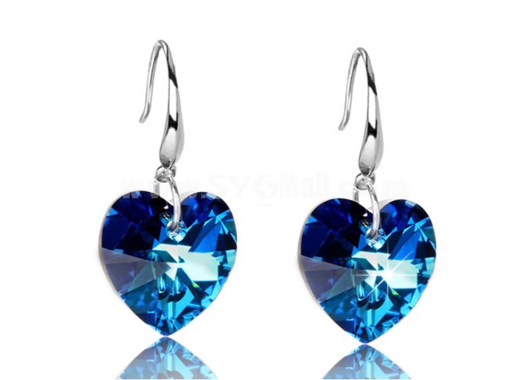 The Heart of Sea Blue Crystal Earring