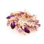 Crystal Camellia Style Brooch with SWAROVSKI Elements