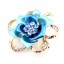 Crystal Camellia Style Brooch with SWAROVSKI Elements (9182)