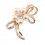 Crystal Pearl Ribbon Style Brooch with SWAROVSKI Elements
 (9324)