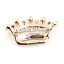 Crystal Pearl Crown Style Brooch with SWAROVSKI Elements (9318)